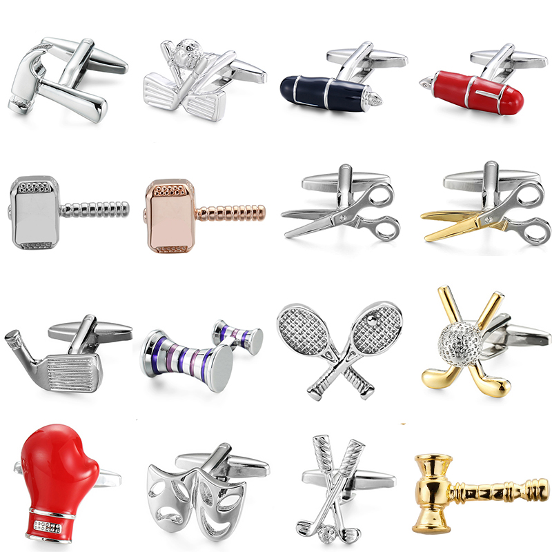 High quality pens hammers mask - مراجعة Dress Shirt French Cuff وسعره