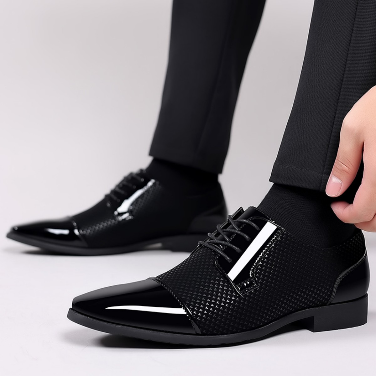 Men's Dress Shoes Classic Lace - مراجعة Scale - Men Formals & Ethnic Wear وسعره